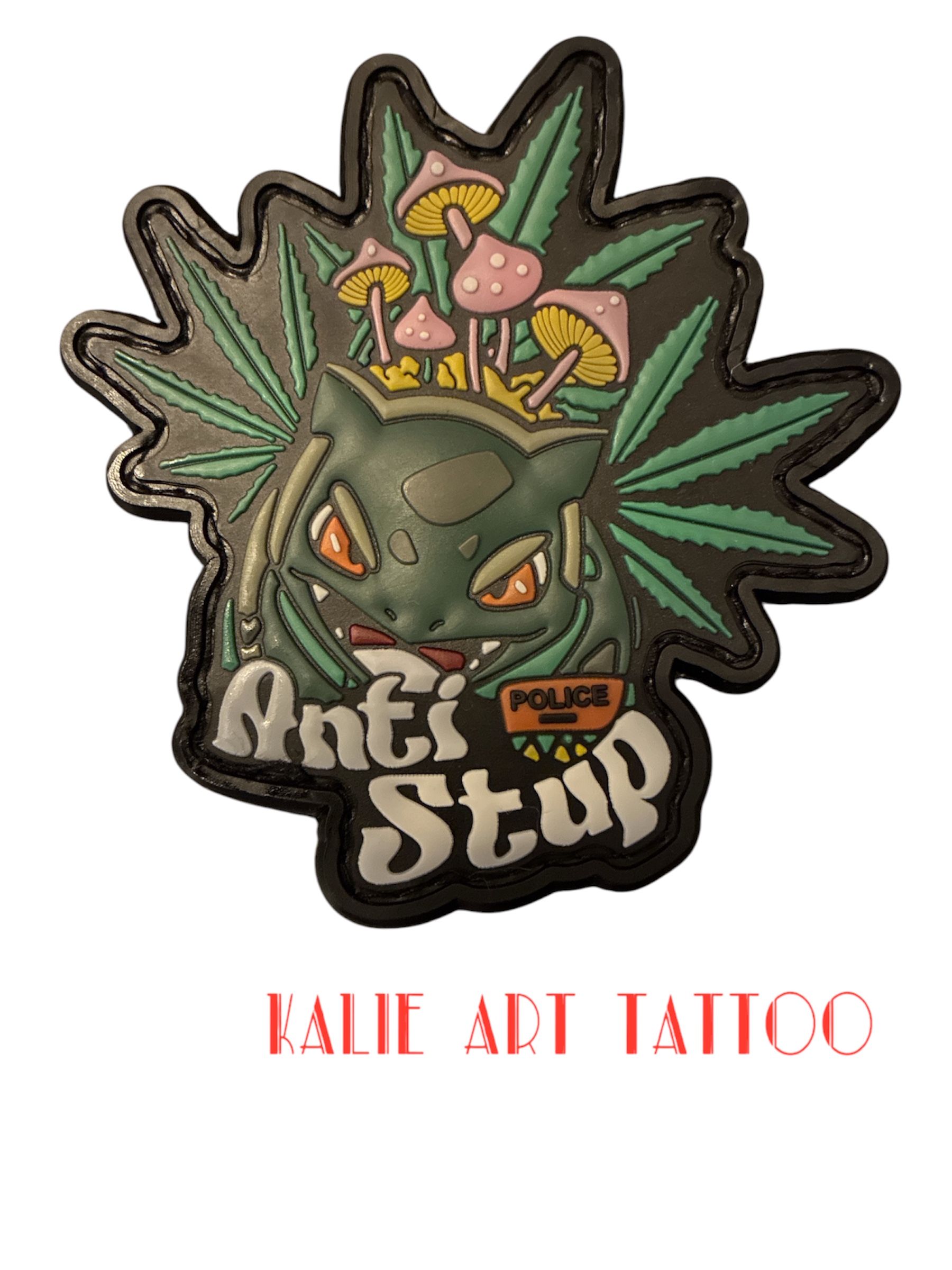 Bulbizarre Brigade stupéfiants - KALIE ART TATTOO